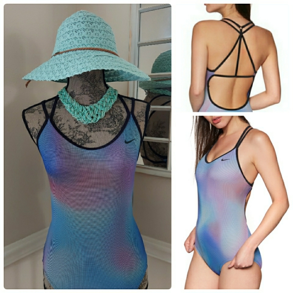 NIKE One Piece Swimsuit Crossback Psycho Small